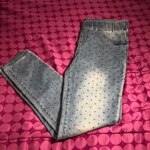 Girls heart jeggings